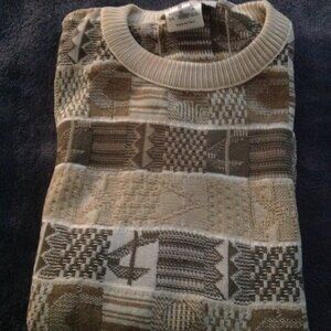 Ermenegildo Zegna Men's Crewneck Pullover Multicolor Sweater -Size 52 Large